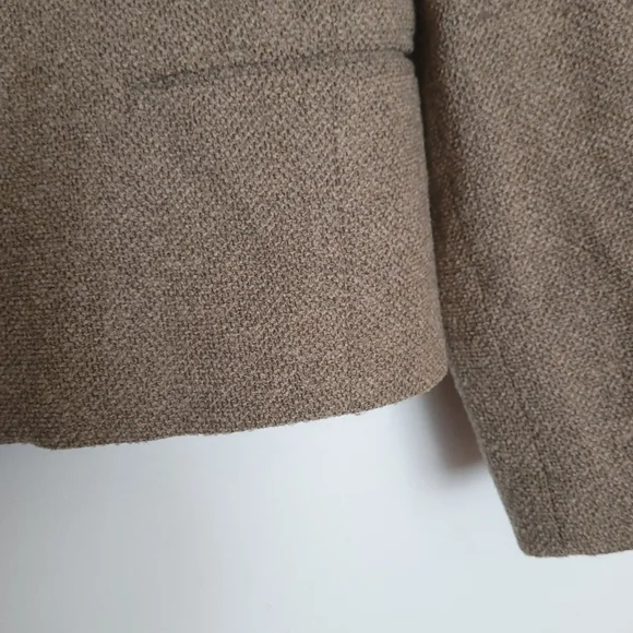 Vintage Max Mara light taupe brown grey wool jacket - Picture 4 of 10